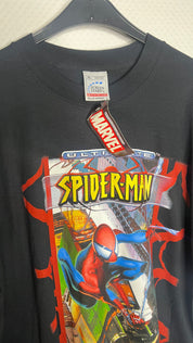 Ultimate Marvel 2001 Vintage Original Hang Tag Spiderman Gr. XL Screen Stars
