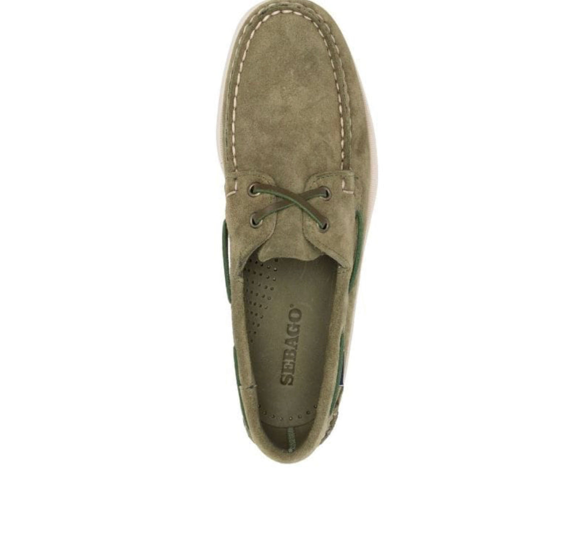 SEBAGO Segelschuh Gr 36 Herren Militärgrün