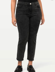 (U35) Ulla Popken Jeans Dunkel grau 808302 906