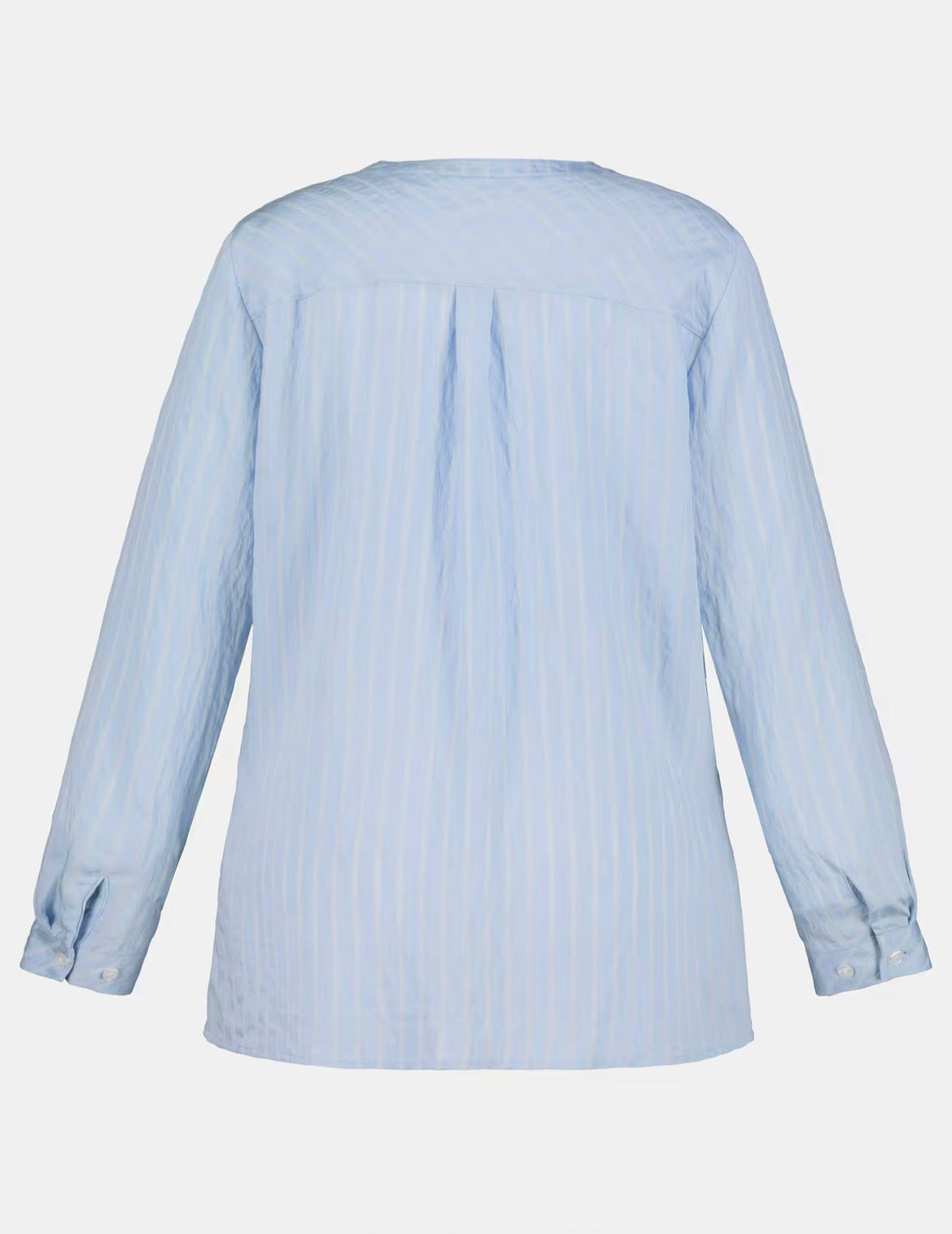 Ulla Popken Hemd Blau/Weiß 790044 700 (U25)