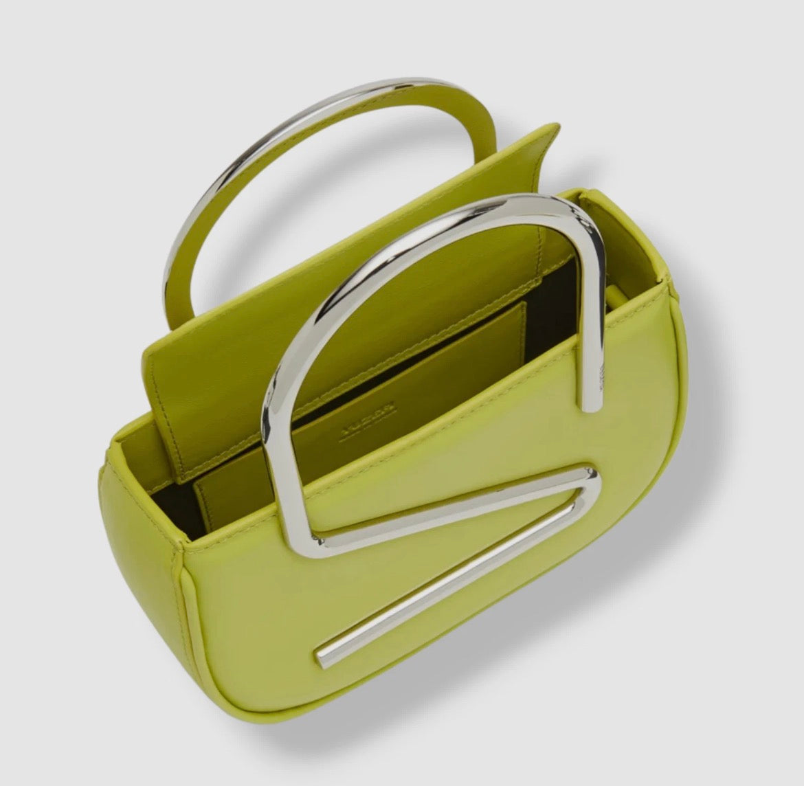 YUZEFI Handtasche MOON ANISE grün silber YUZRS23-HB-MN-39