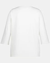 Ulla Popken T-Shirt weiß 810277 200 (U10)