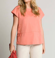 Ulla Popken Shirt Lachsfarbe 804217 527 (U33)