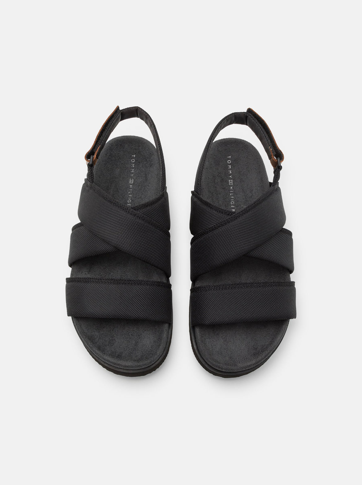 TOMMY HILFIGER sandales à bride taille 40 homme noir