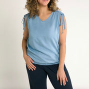 Ulla Popken Bluse blau 807344 901 (U28)