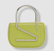 YUZEFI Handtasche MOON ANISE grün silber YUZRS23-HB-MN-39