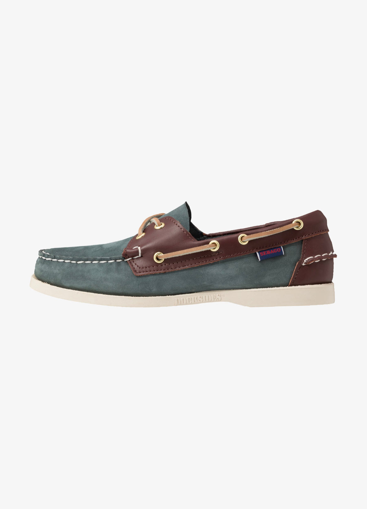 SEBAGO chaussure bateau taille 41 homme bleu marine/marron foncé