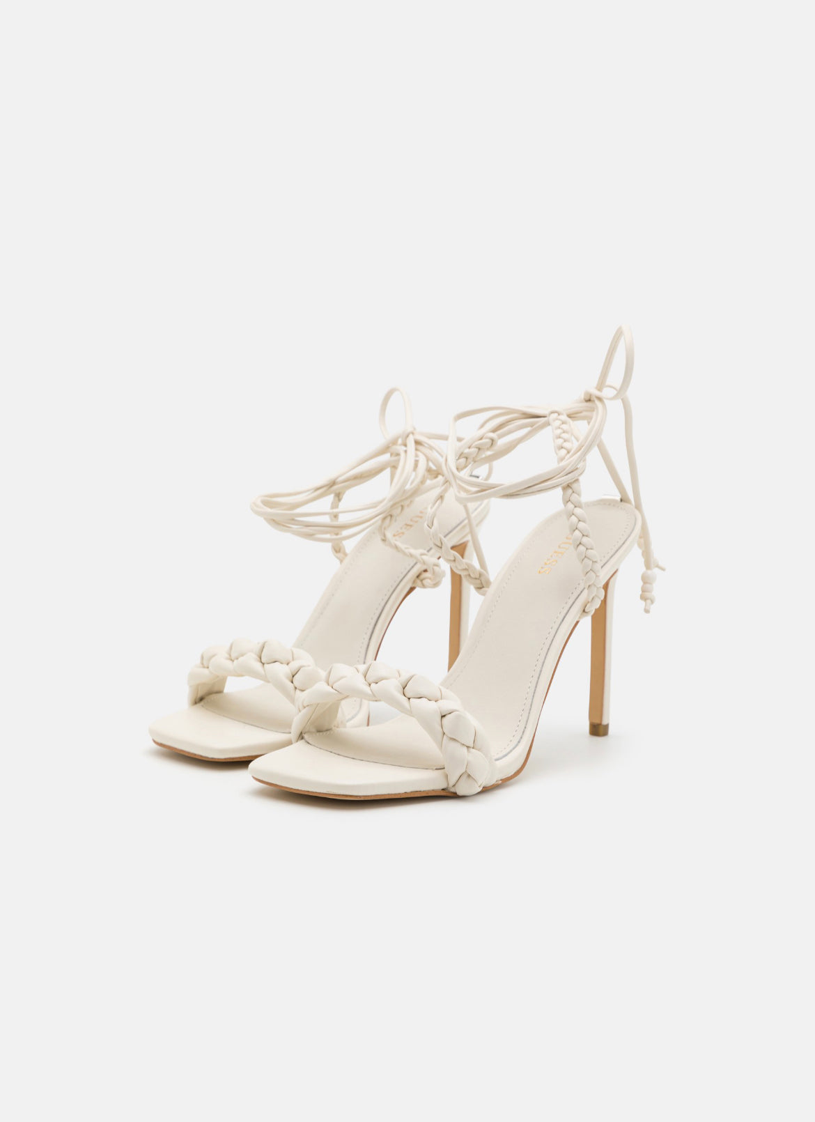 GUESS High Heel Sandalette Gr 39,5 Damen white