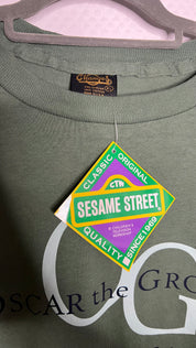Vintage Changes Sesame Street Oscar the Grouch grün