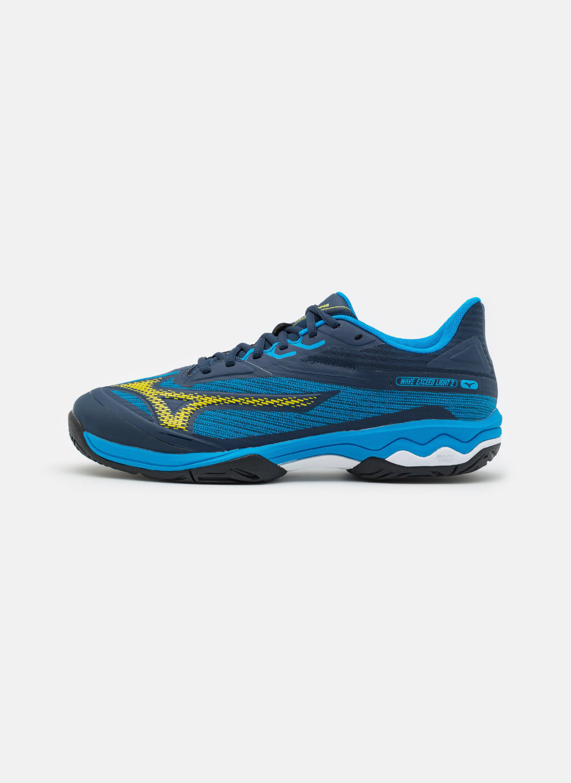 MIZUNO chaussures de tennis taille 42 hommes jaune fluo/bleu