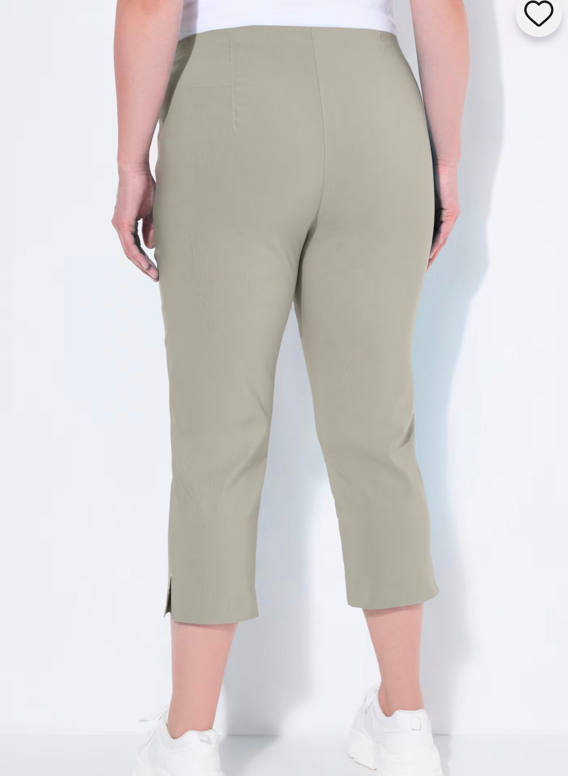 (U18) Ulla Popken Hose beige 640915 16