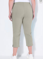 (U18) Ulla Popken Hose beige 640915 16