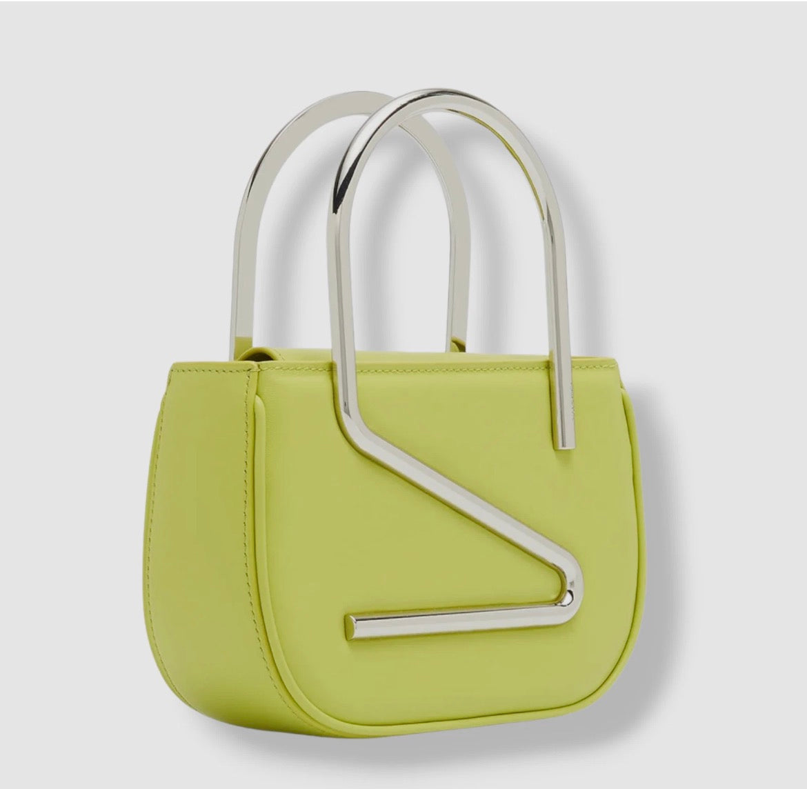 YUZEFI Handtasche MOON ANISE grün silber YUZRS23-HB-MN-39