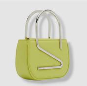 YUZEFI Handtasche MOON ANISE grün silber YUZRS23-HB-MN-39