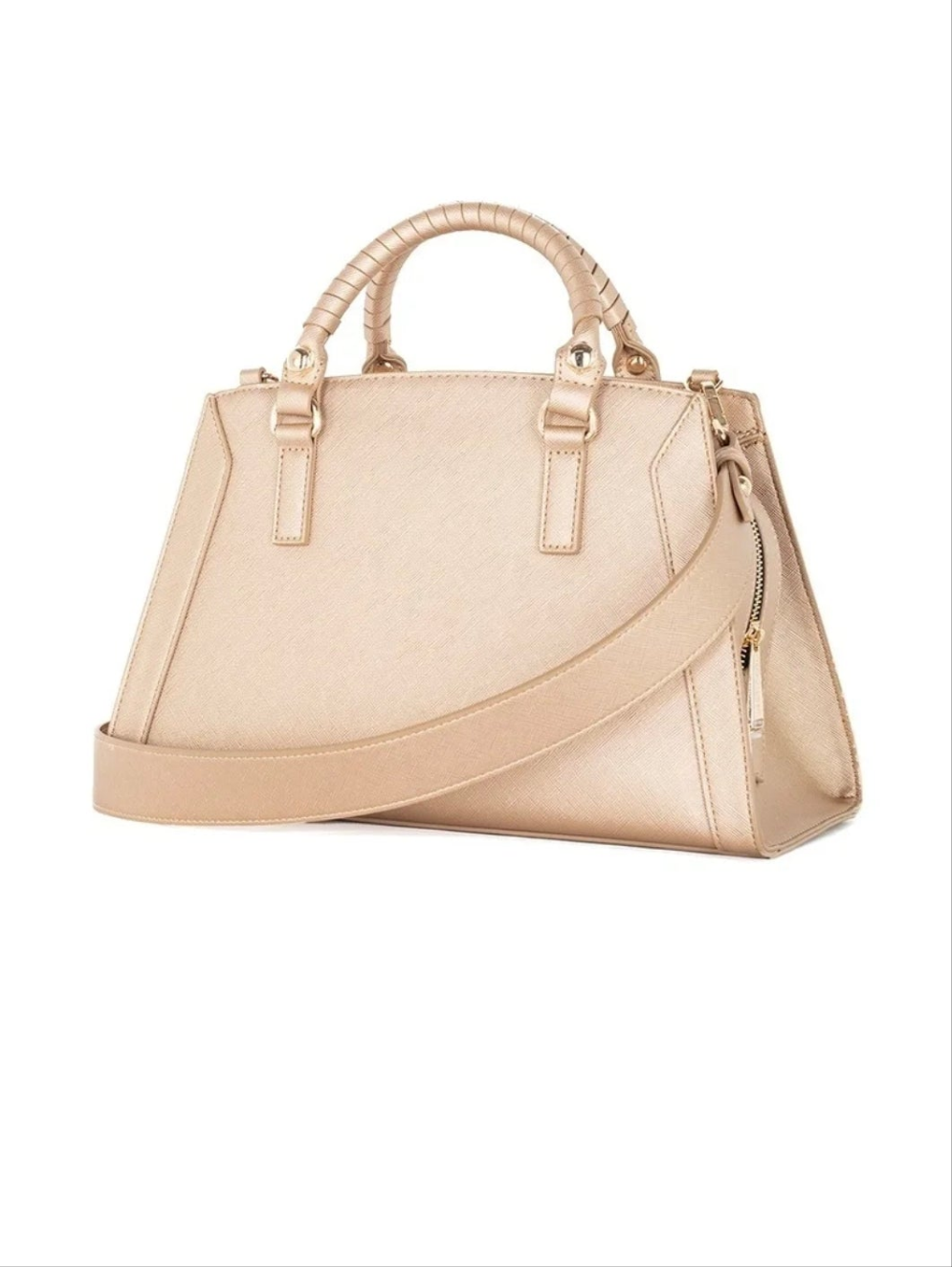 Manila Grace Handtasche creme gold ORO