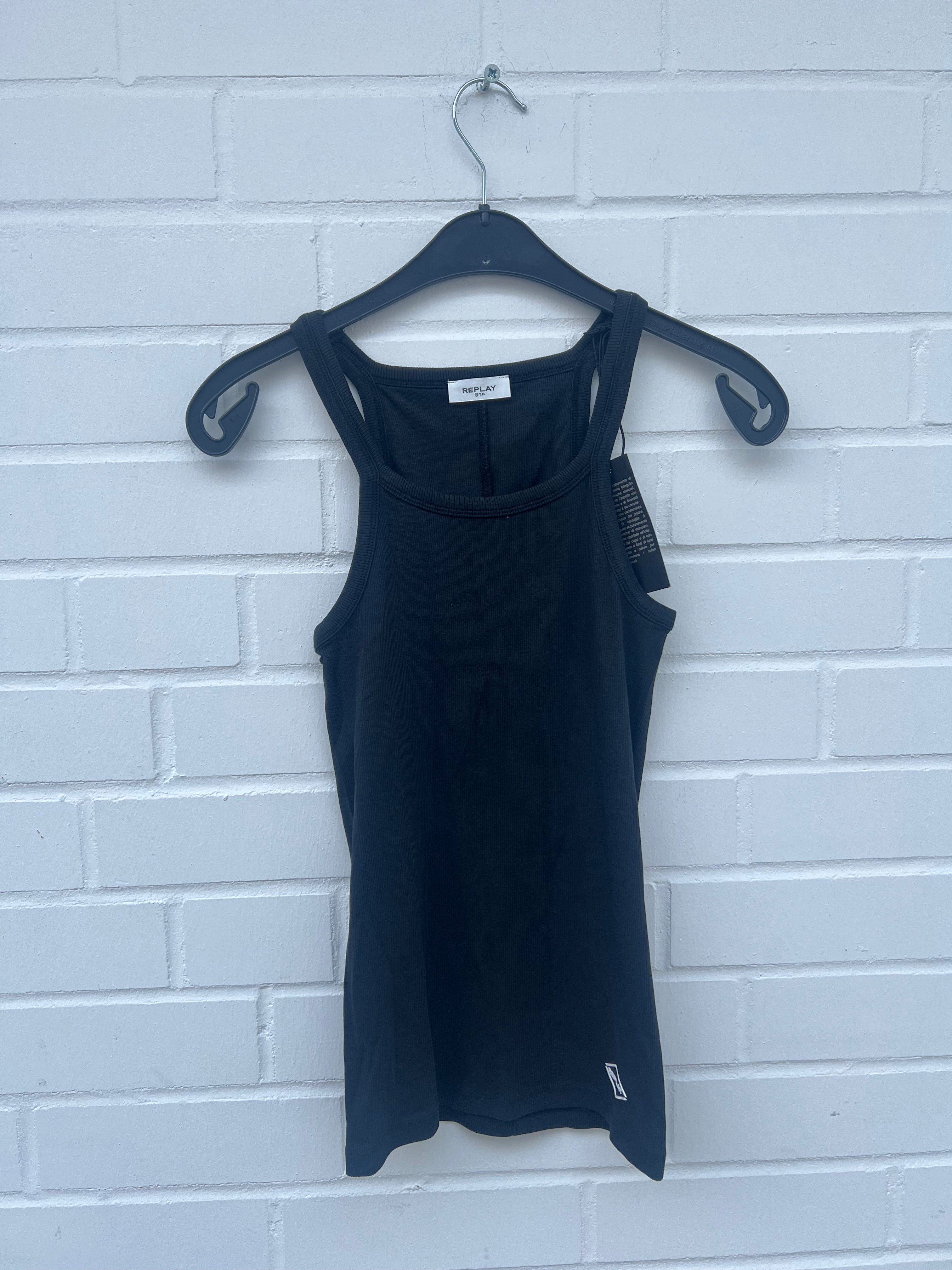 REPLAY Tank Top schwarz GrS