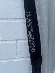REPLAY Ladies Shiny Long Leggings grau GrS