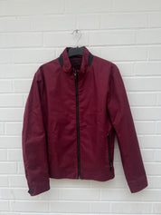 HACKETT LONDON Jacke Linien Blouson bordeaux GrM