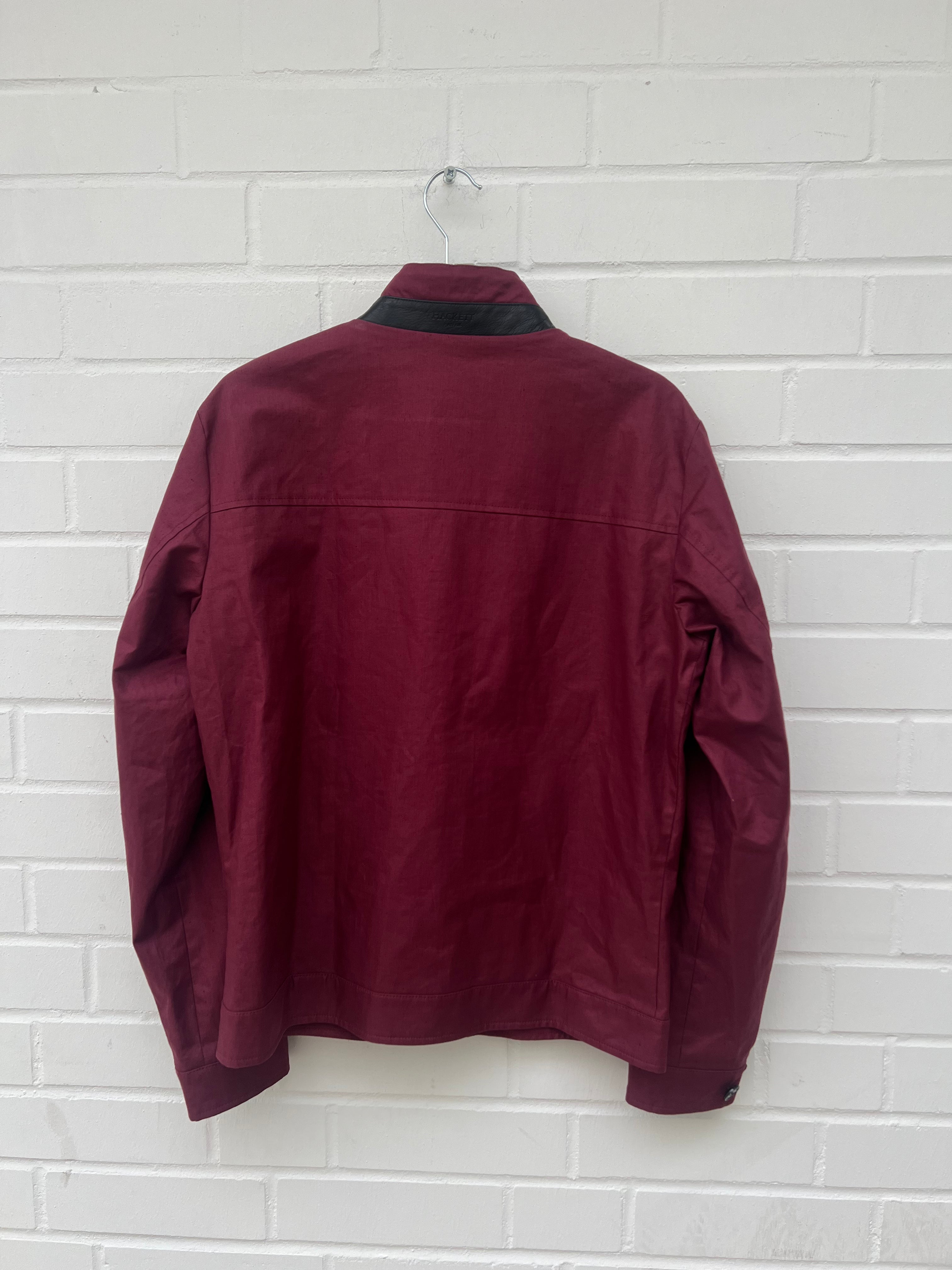 HACKETT LONDON Jacke Linien Blouson bordeaux GrM