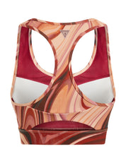 GUESS Sport BH All Over Print Orange Muster