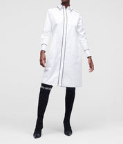 KARL LAGERFELD Shirtdress Tshirtkleid 100% Cotton weiß Gr42