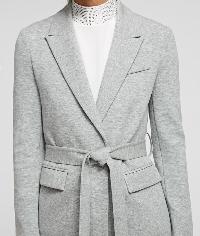 KARL LAGERFELD Tailored Jersey Blazer Grau GrS
