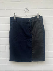 KARL LAGERFELD Jeans Rock schwarz denim Gr26