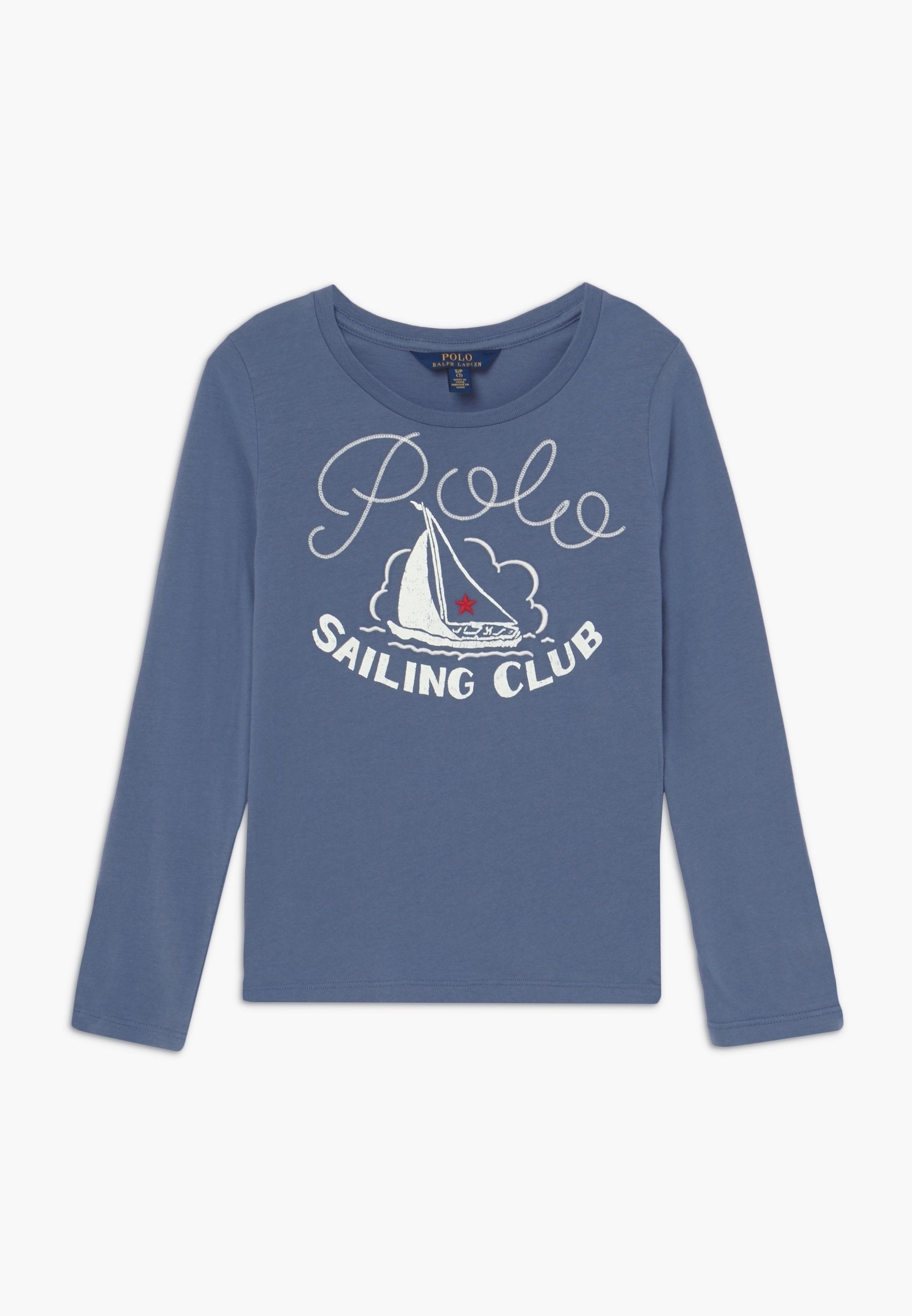 RALPH LAUREN Long Sleeve Top blau Gr94-100