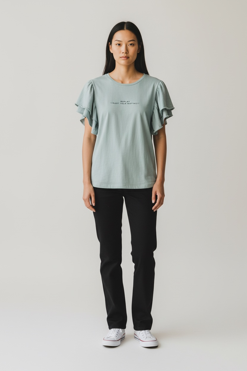 REPLAY Trust your Instinct Tshirt hellblau GrS