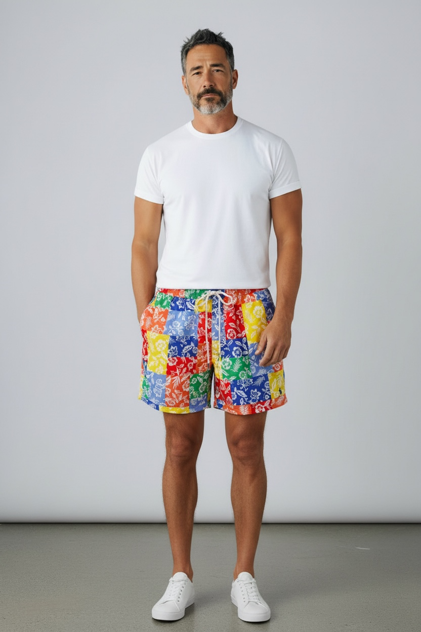 RALPH LAUREN Travler Short Bade Short bunt GrXL