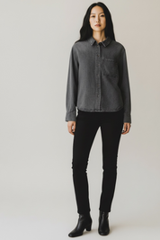 Vero Moda Aware Hemd Demin grau GrM