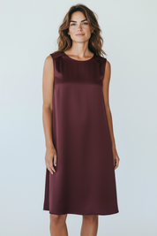 Vero Moda Aware Kurzes Kleid mit Taschen Bordeaux GrM