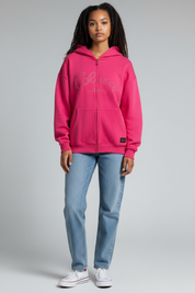 Carlo Colucci Sweatjacke pink Unisex