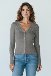 Vero Moda Aware Langarm Top Grau GrM