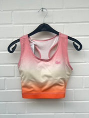 LACOSTE Sport Women BH rosa hellgelb GrM