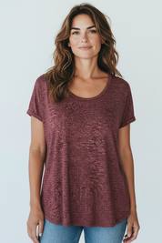 Vero Moda Curve Tshirt rot Gr46