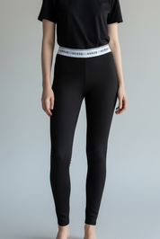 GUESS Leggings schwarz weiß GrM