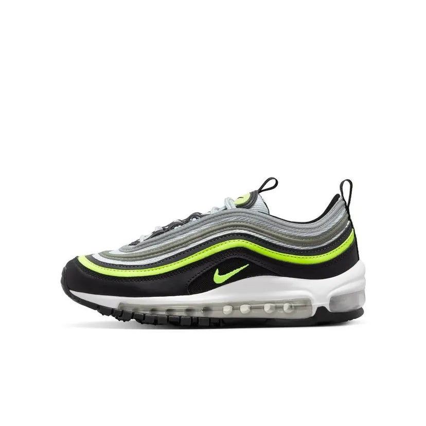 Nike Air Max 97 GS Pure Platinum Black White Gr38.5