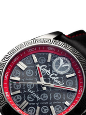 Nr.33 Carlo Colucci Edelstahluhr mit Lederarmband + 2 Jahre Herstellergarantie