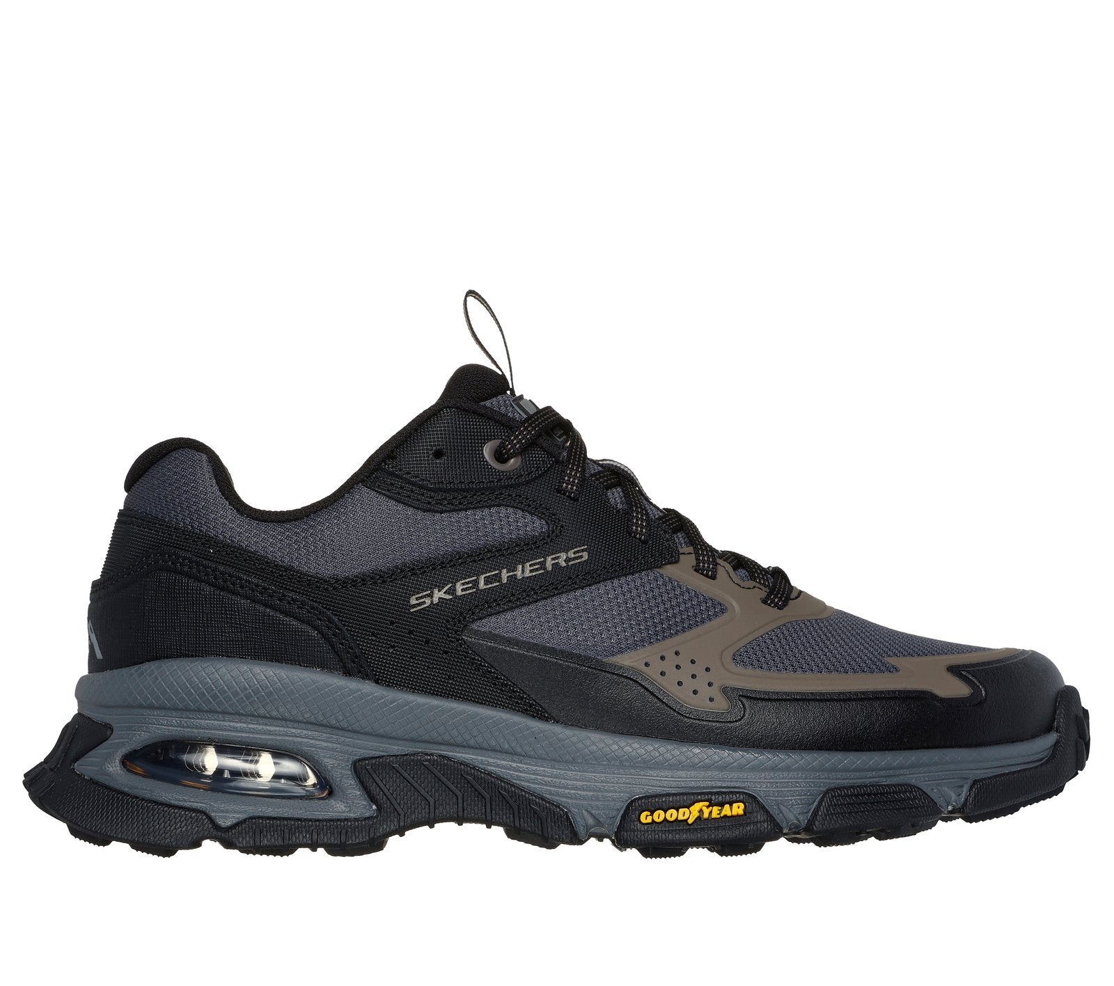 SKECHERS Sneaker braun/schwarz Gr. 42