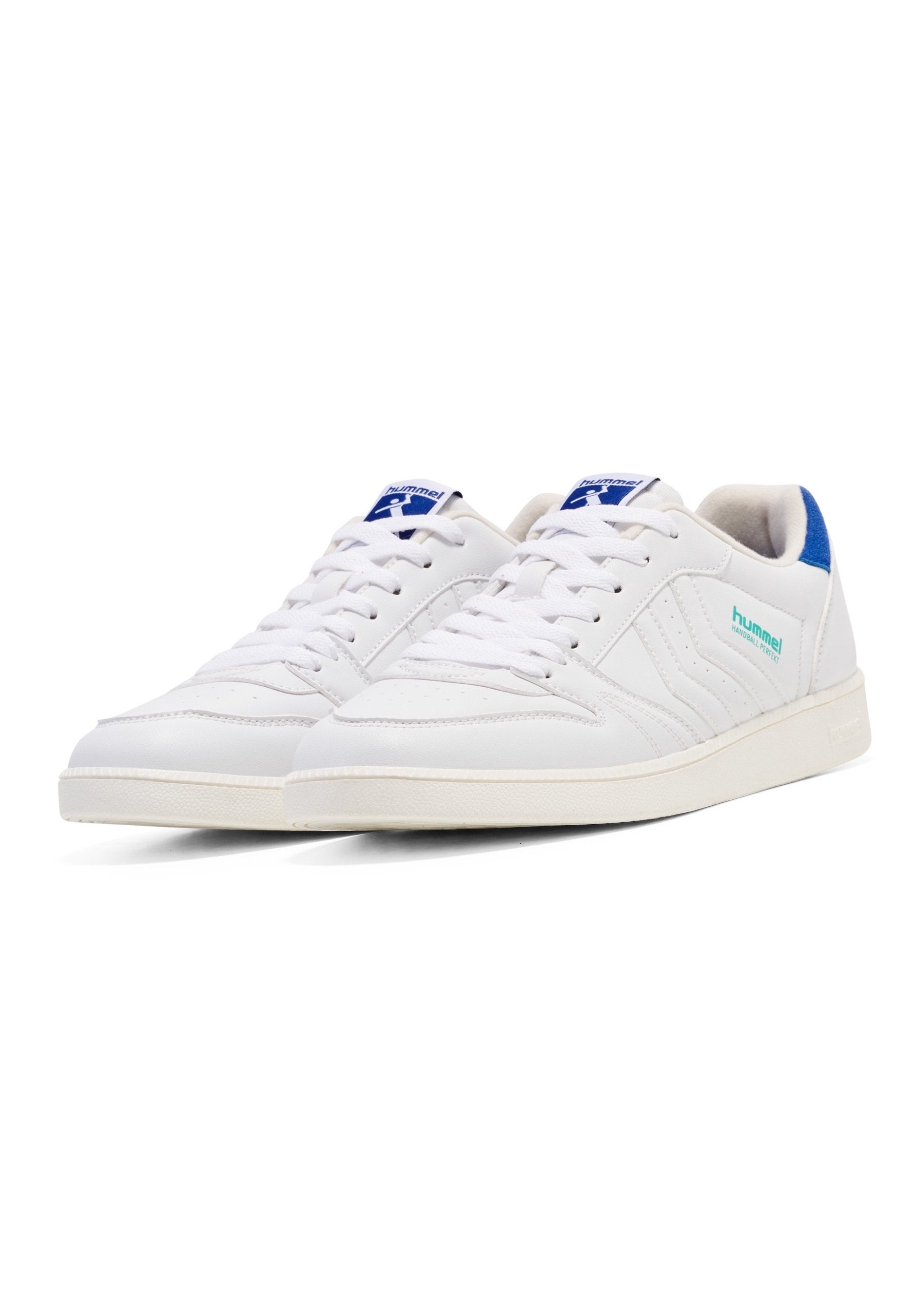 HUMMEL Handball Sneaker white/blue Gr. 41.5
