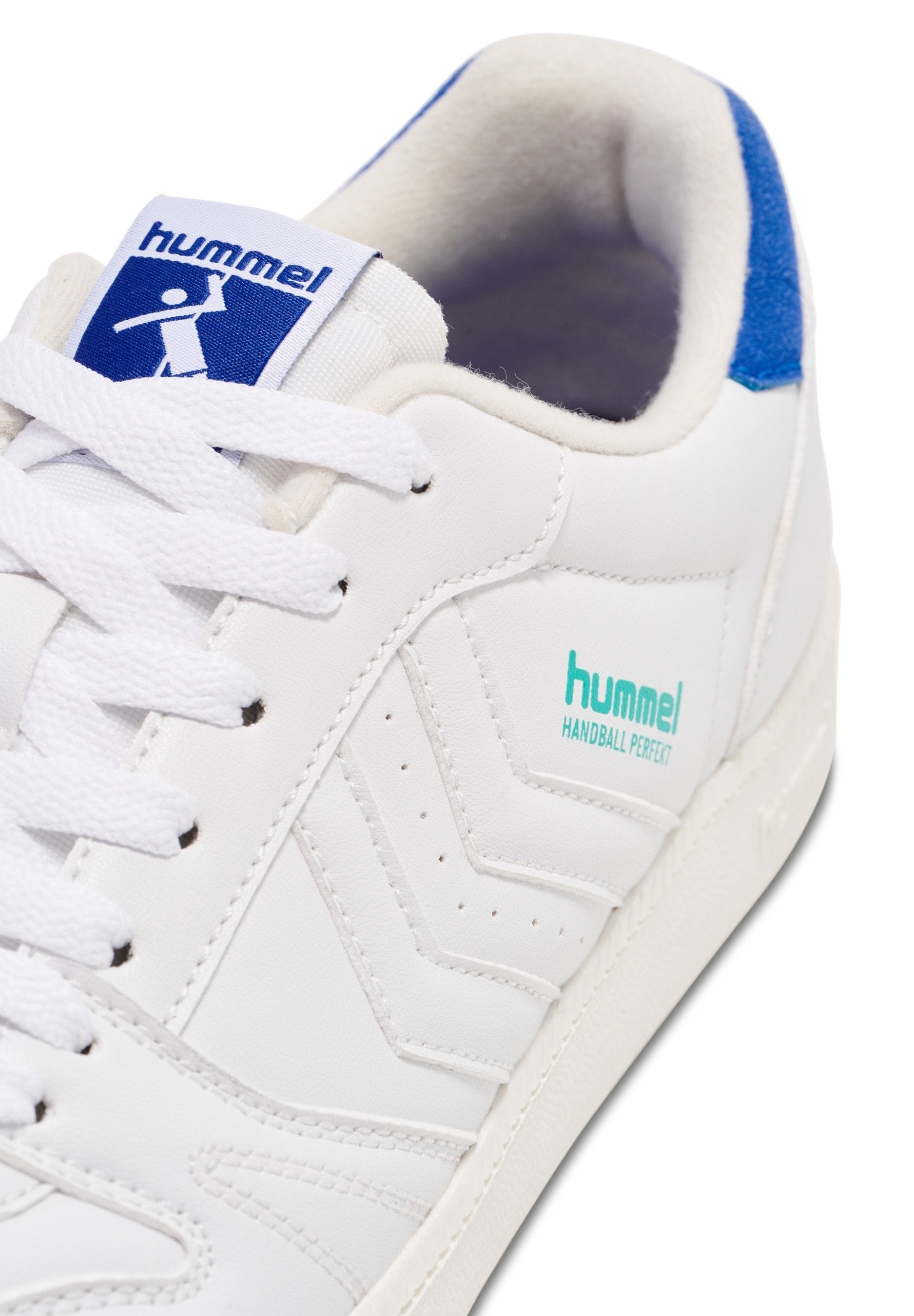 HUMMEL Handball Sneaker white/blue Gr. 41.5
