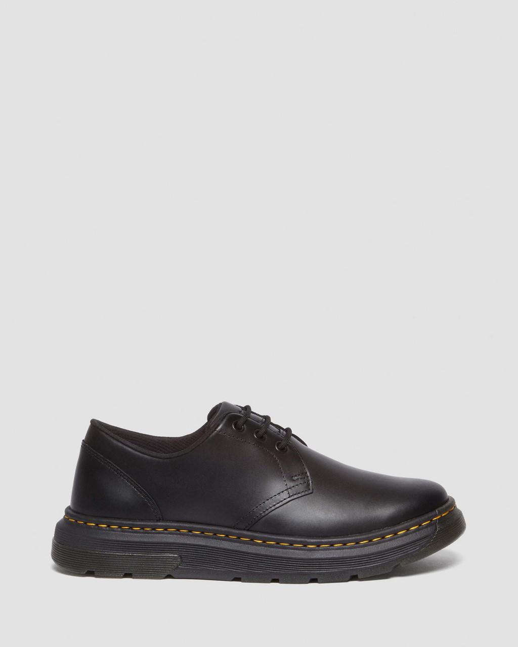 DR.MARTENS Crewson Lo Black Leather Schwarz Leder