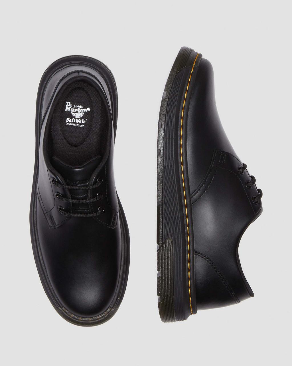 DR.MARTENS Crewson Lo Black Leather Schwarz Leder