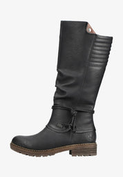 RIEKER Boots Black Brown Stiefel schwarz braun Z4776