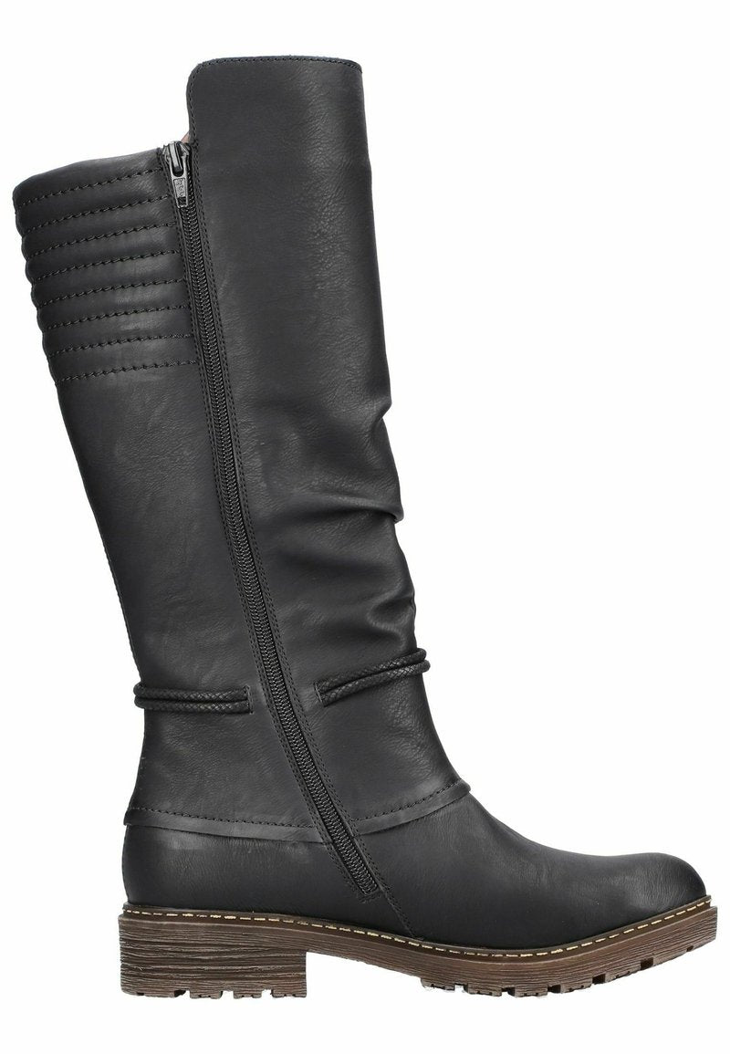 RIEKER Boots Black Brown Stiefel schwarz braun Z4776