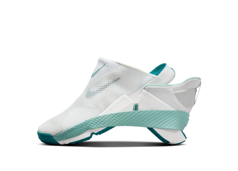 Nike Go Flyase Photon Dust/Geode Teal Sneaker grau weiß hellblau Gr.38,5