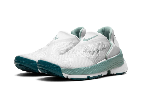 Nike Go Flyase Photon Dust/Geode Teal Sneaker grau weiß hellblau Gr.38,5