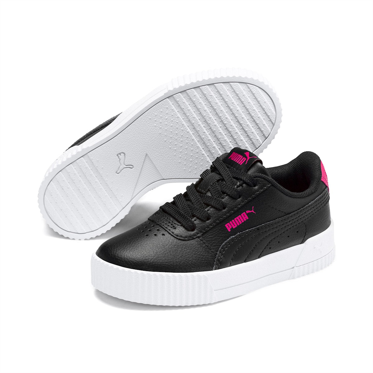 Puma Carina L Jr schwarz pink 370677 01