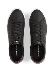 TOMMY HILFIGER Essential Leather Sneaker Leder schwarz Gr.43
